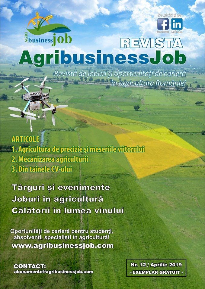 Revista Agribusinessjob nr 12- oportunitati de cariera in agricultura