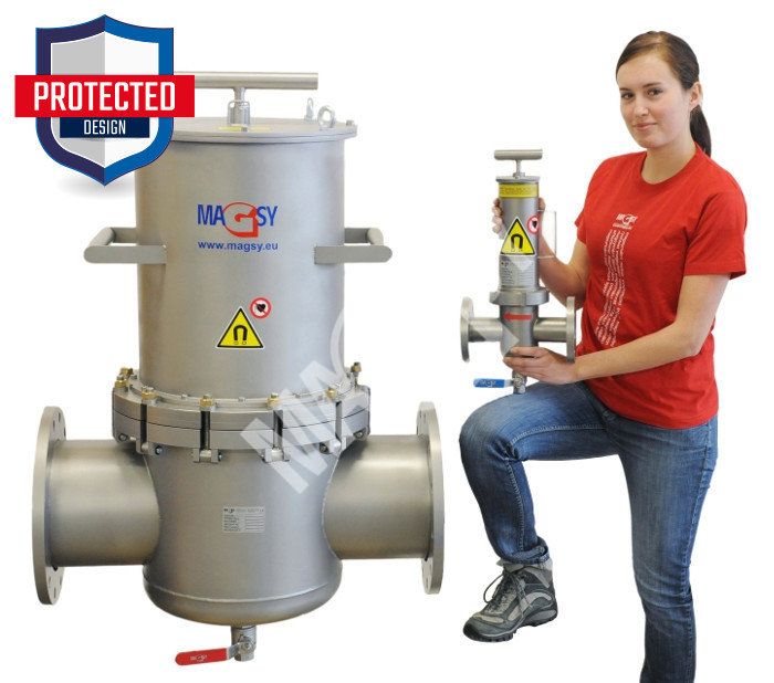 Separator magnetic pentru lichide