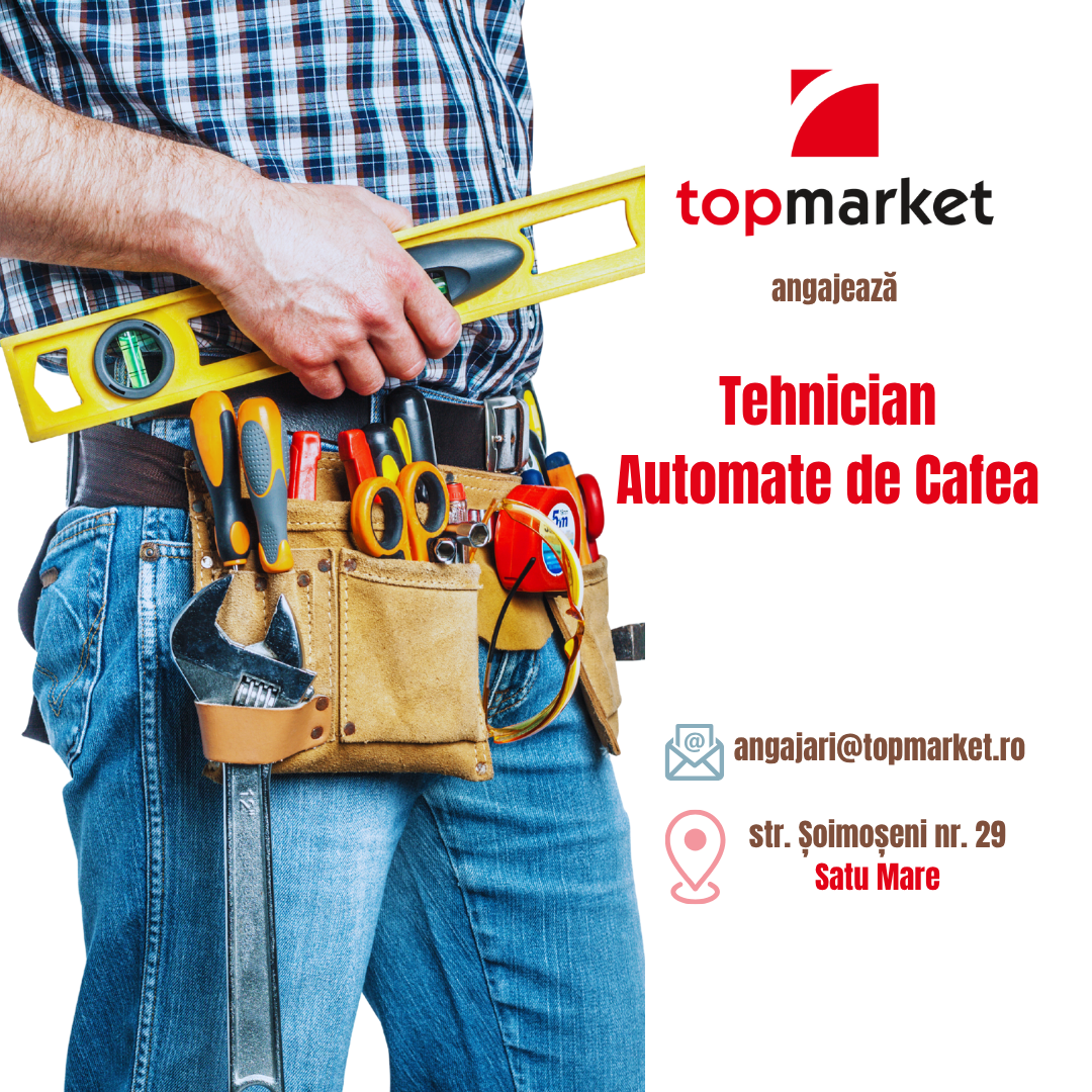 Angajam Tehnician pentru Automate de Cafea de tip Vending