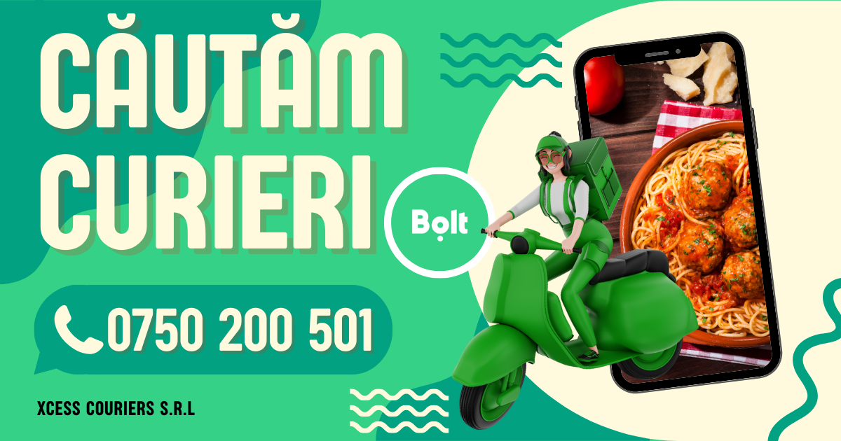 Cautam curieri food delivery - tazz/glovo/bolt_f