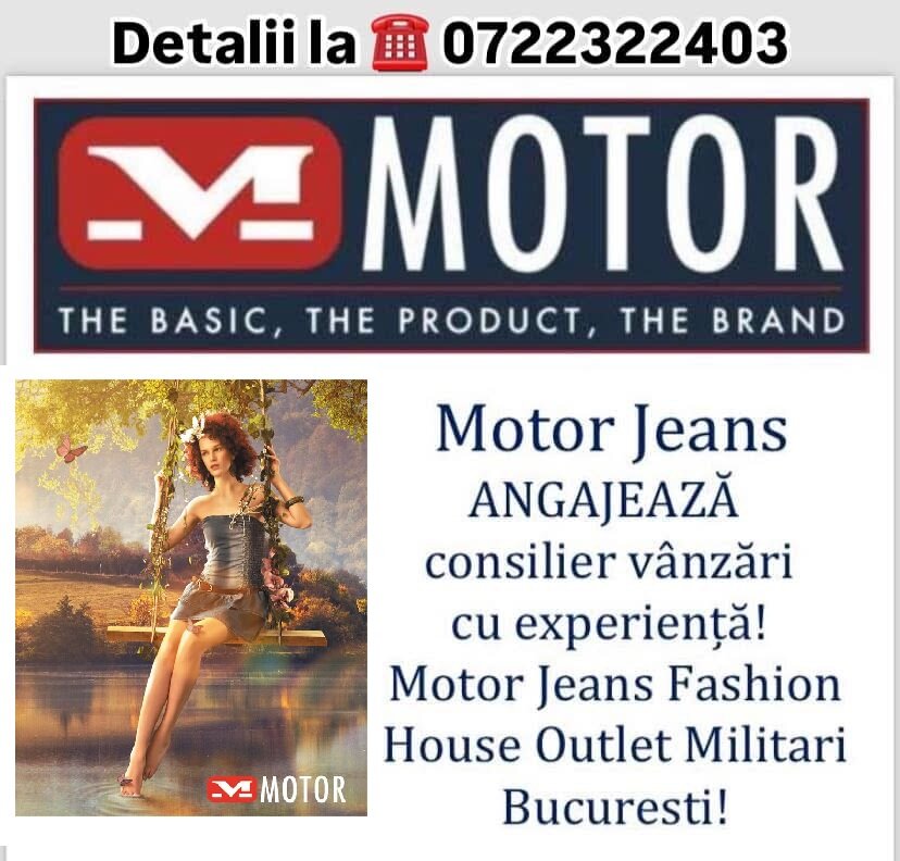 Consiliera vanzari Motor Jeans Fashion House Outlet Militari
