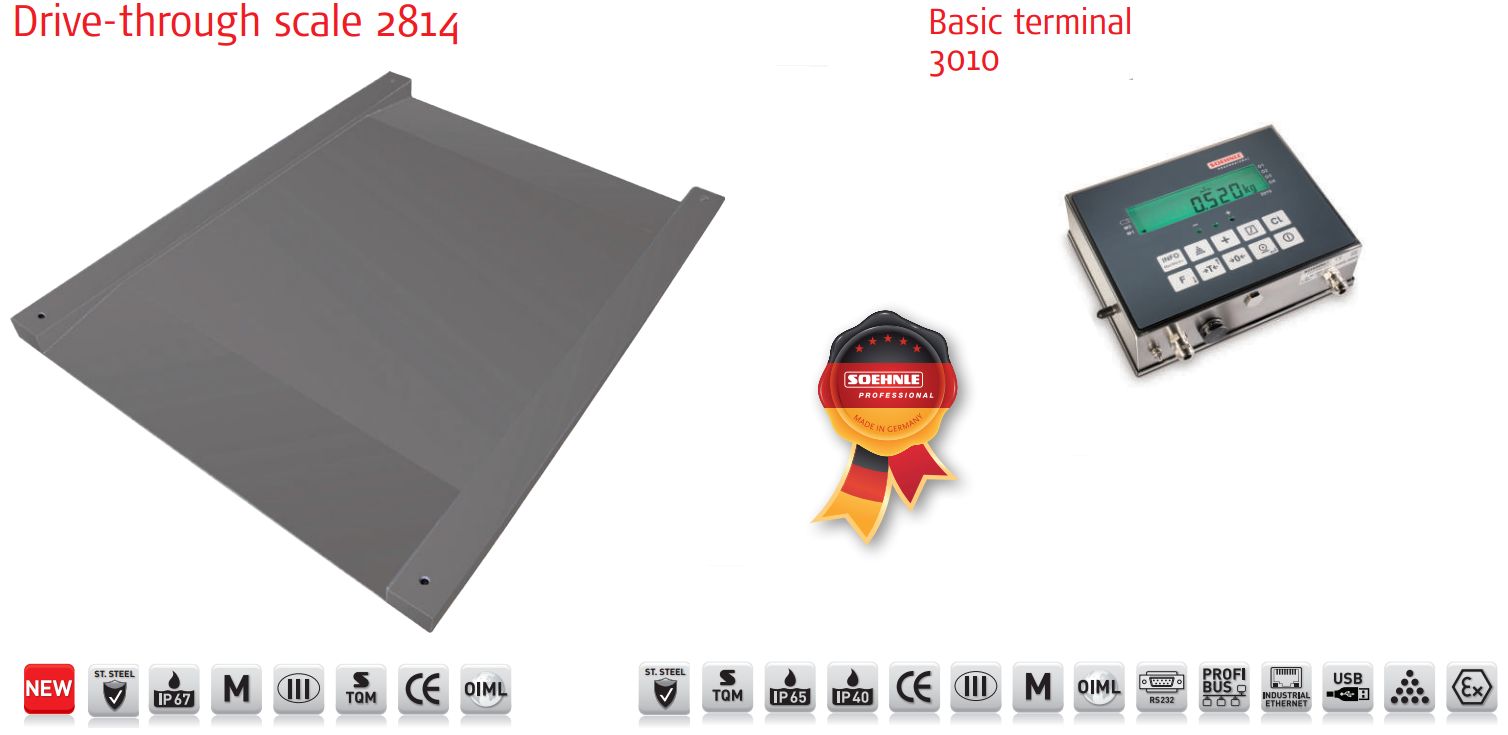 Platforma industriala cu rampe incorporate