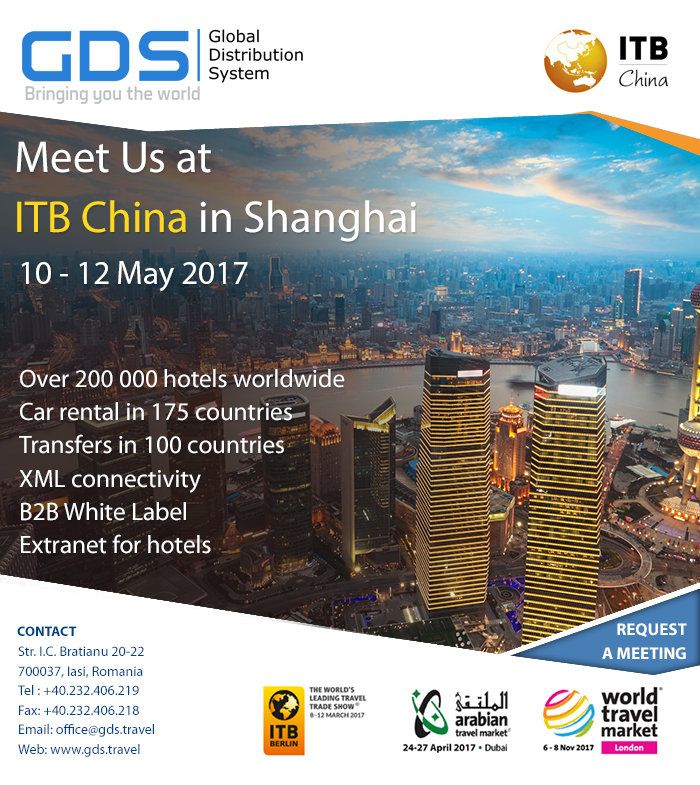 GDS.travel exhibiting at WTM Shanghai