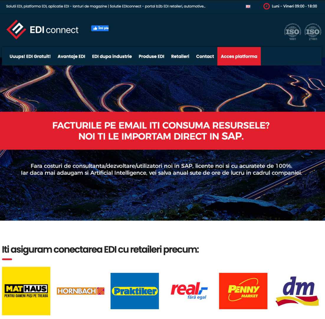 EDIconnect - Electronic Data Interchange for Suppy & DIstribution Chains