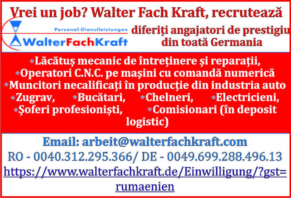 Walter Fach Kraft Gmbh Co Kg www.ejobs.ro