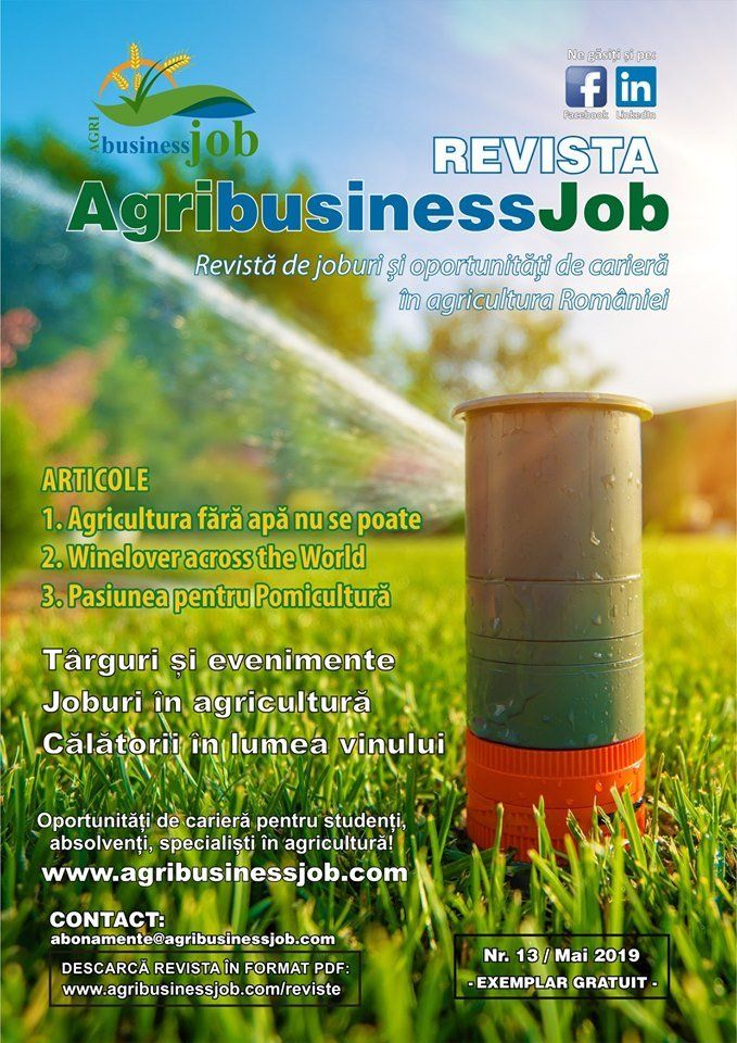 Revista Agribusinessjob nr 13- oportunitati de cariera in agricultura