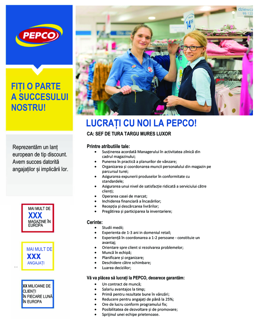 Sef de Tura Targu Mures Luxor