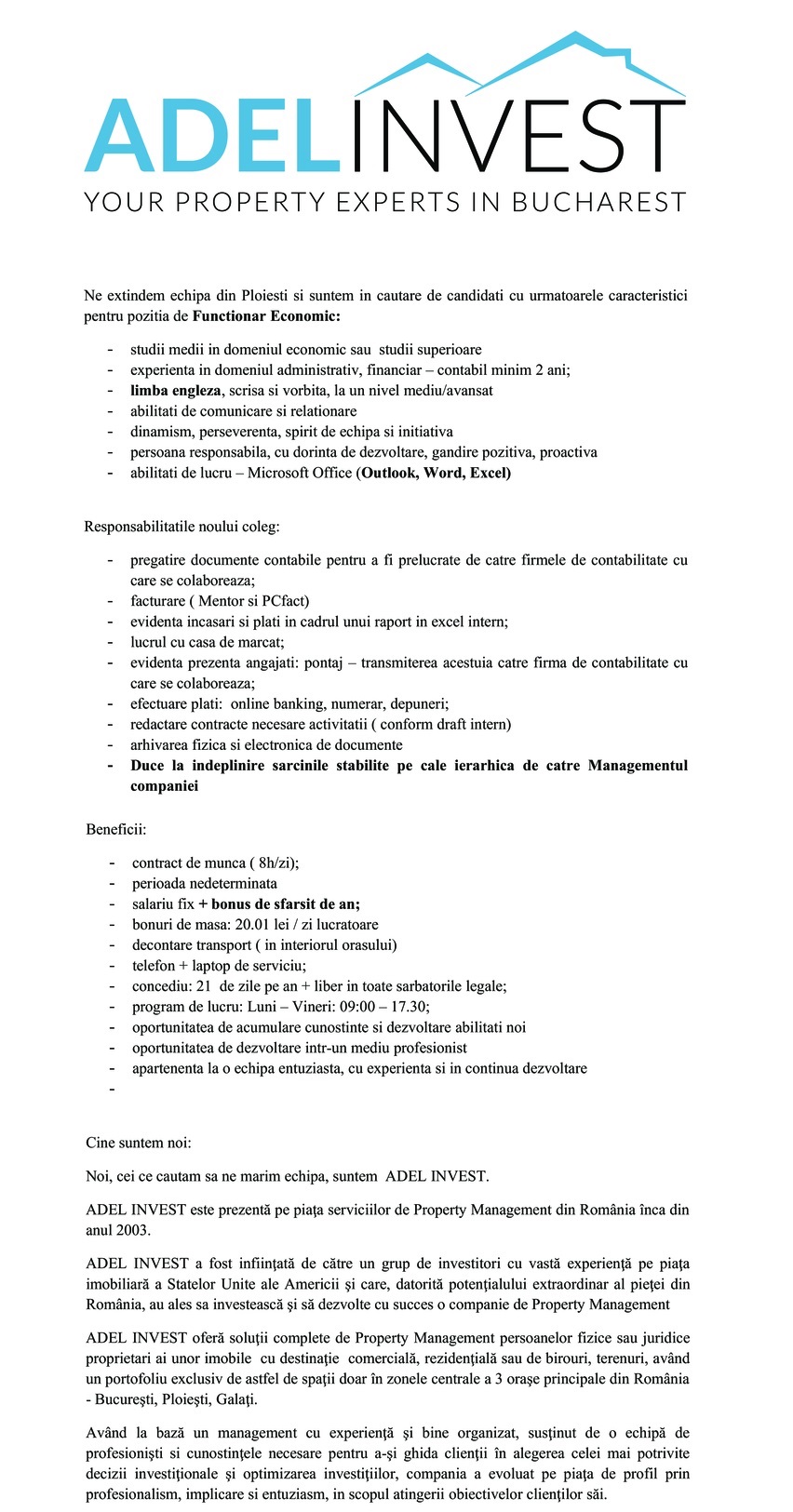 Functionar Economic