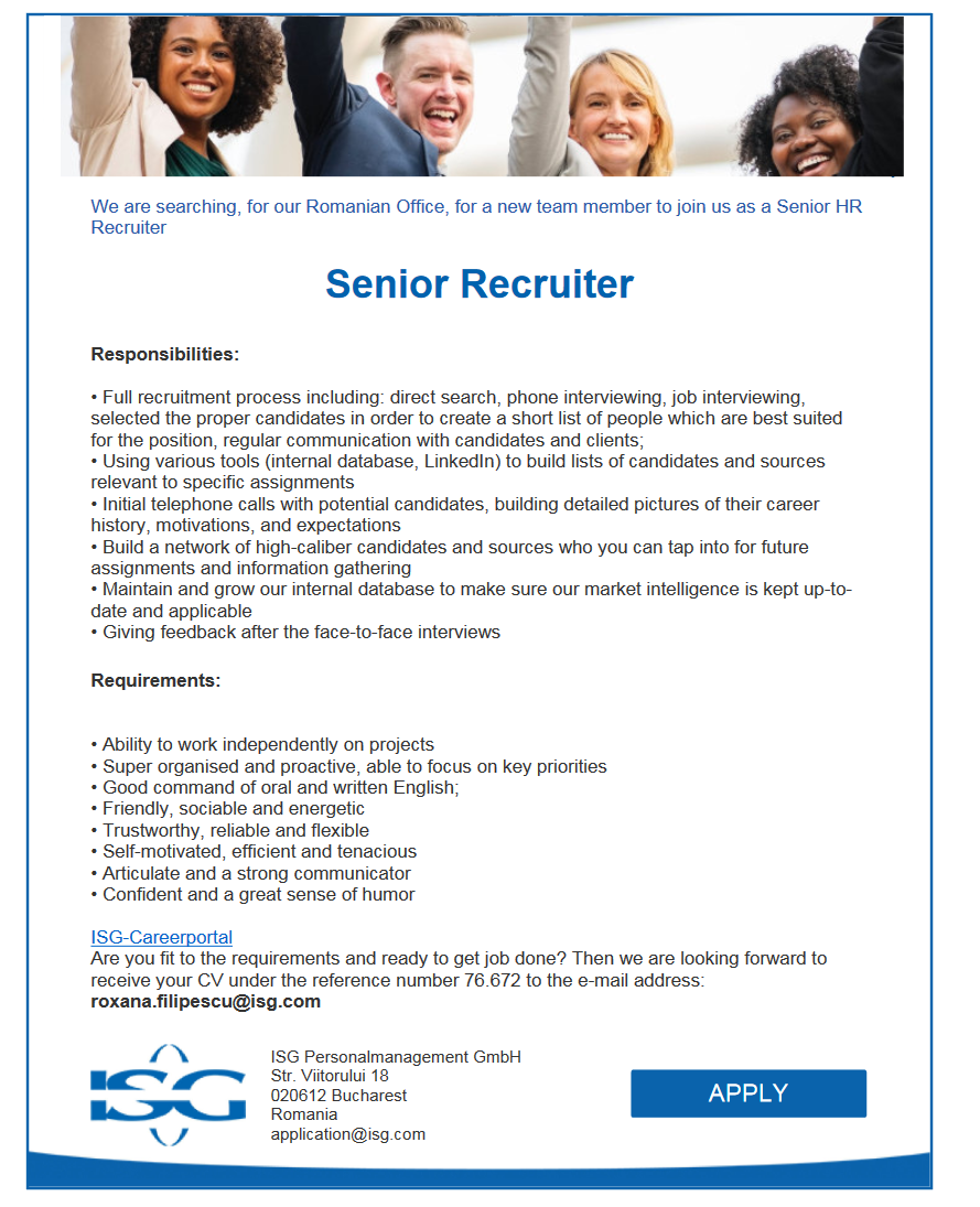 Senior Recrutier