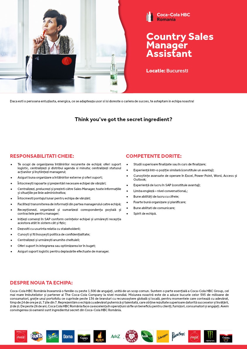 Country Sales Manager Assistant