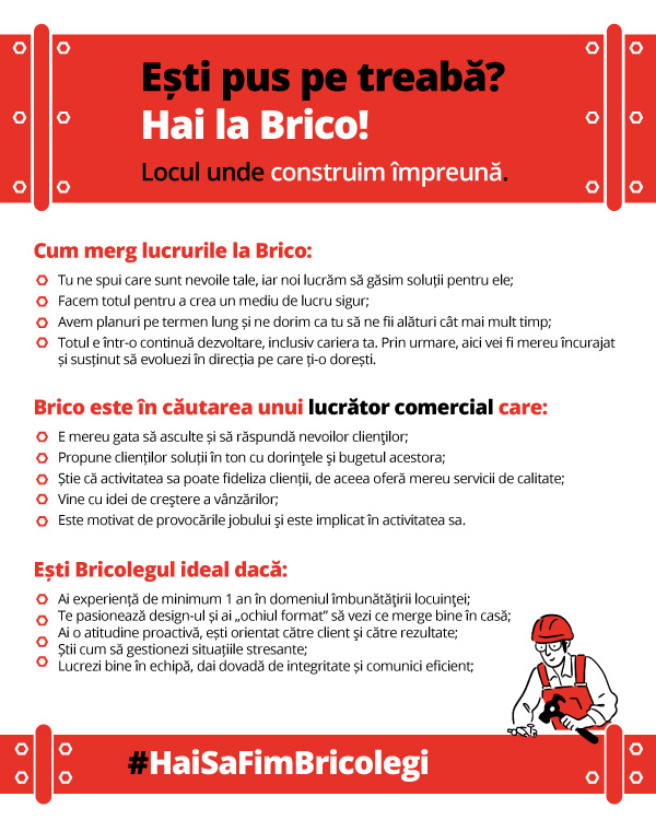 Lucrator Comercial - Orhideea, Baneasa, Vitan, Militari