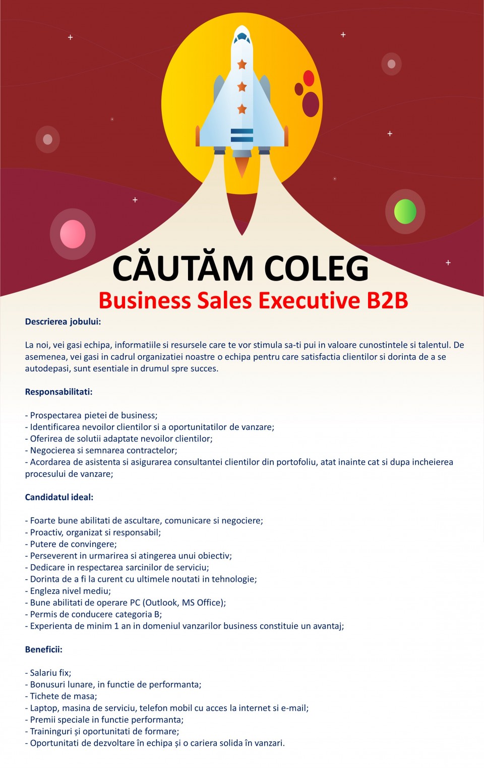 BUSINESS SALES EXECUTIVE B2B