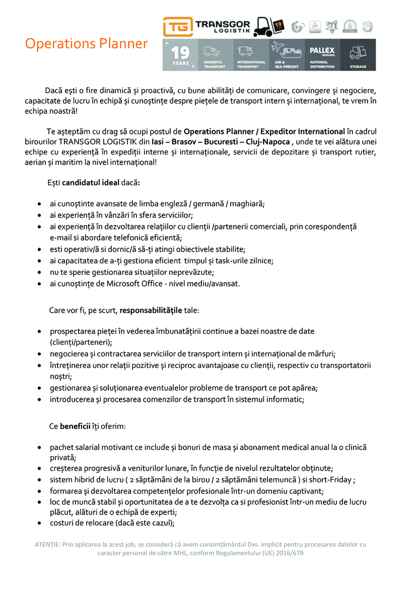 Operations Planner