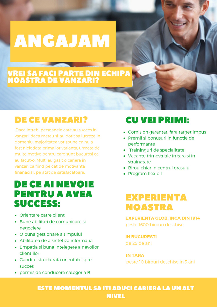 Reprezentant vanzari