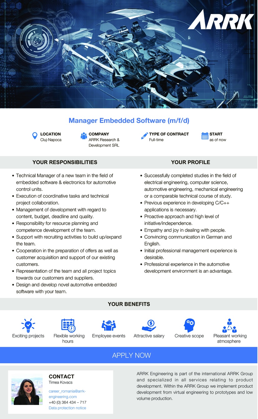 Manager Embedded Software (m/f/d)