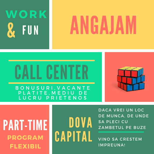 Call Center Bucuresti - Program flexibil (studenti )