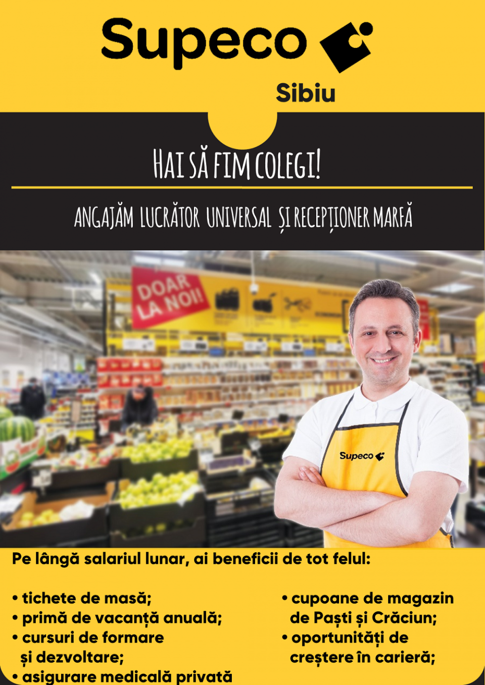 Supeco Sibiu Angajeaza!