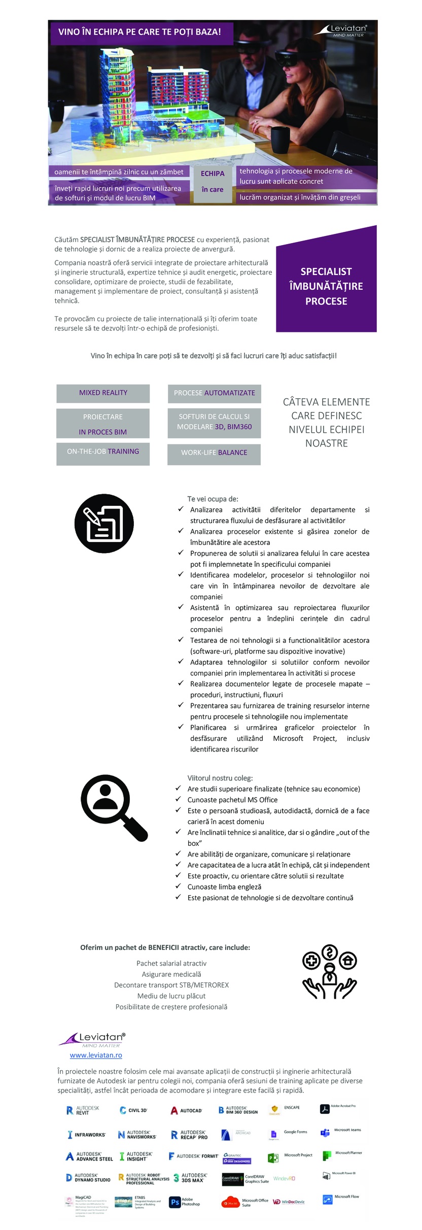 Specialist îmbunătățiri procese