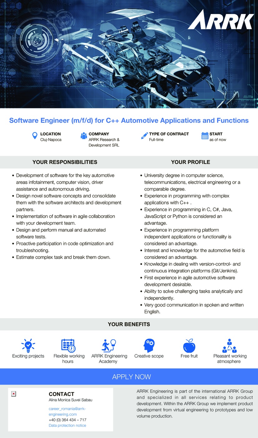 Experienced Software Engineer- C++ Automotive Apps&Functions