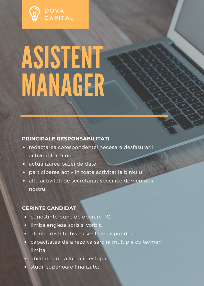 Asistent/a Manager