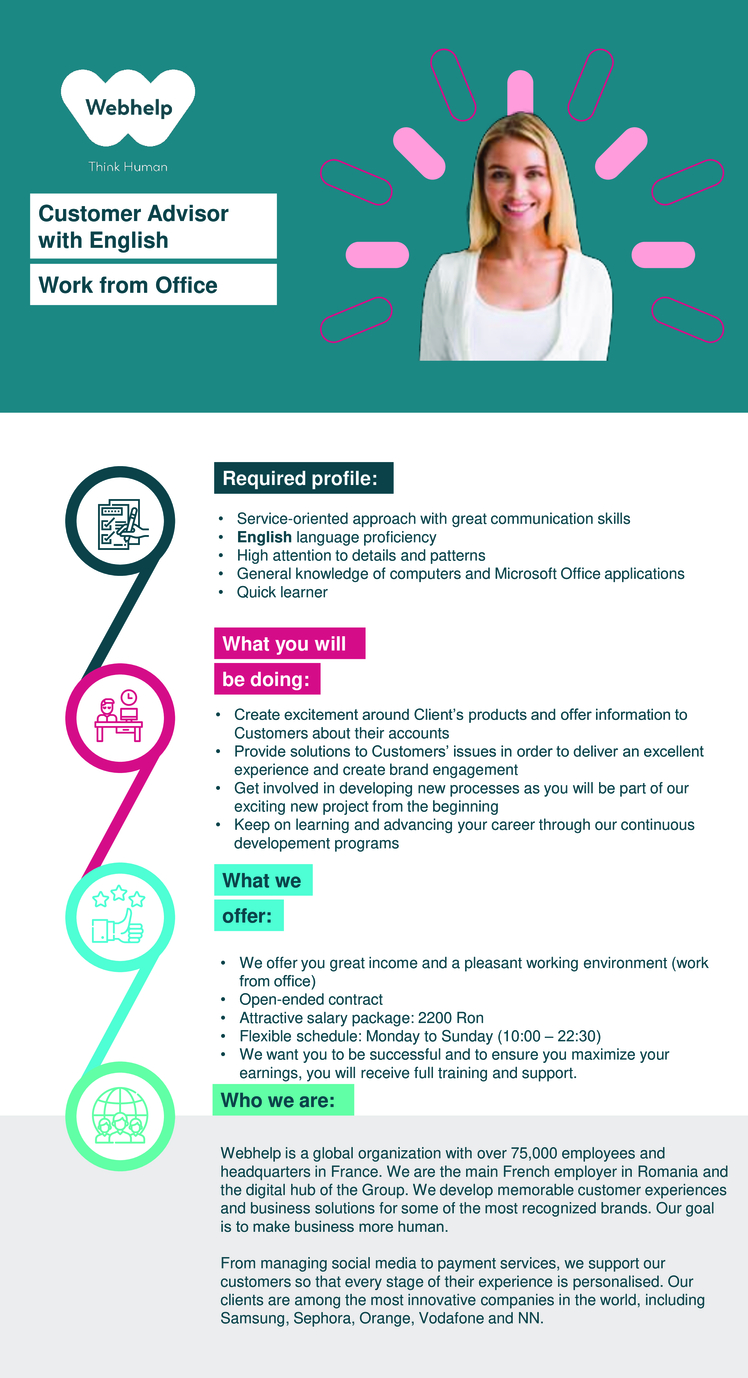 Customer Advisor with English