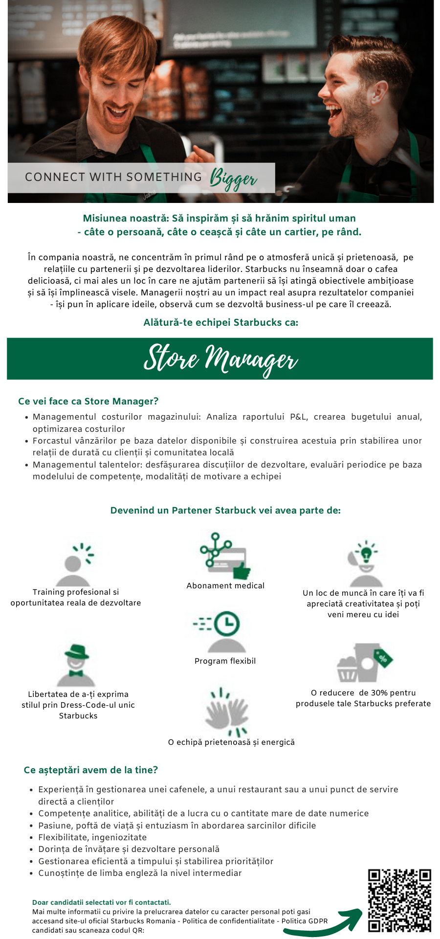 Manager Cafenea Starbucks
