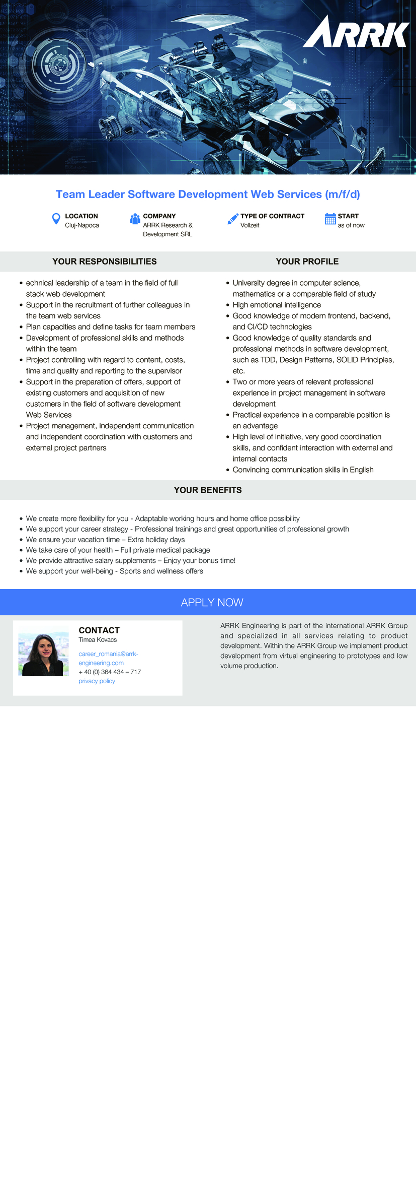 Team Leader Software Development Web Services (m/f/d)