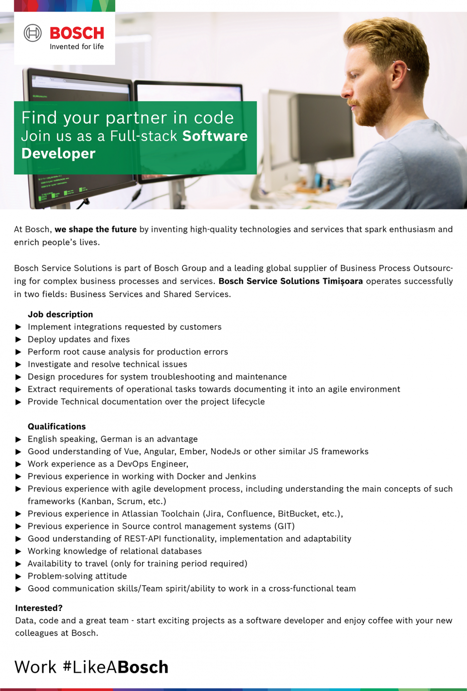 Full-stack Software Developer