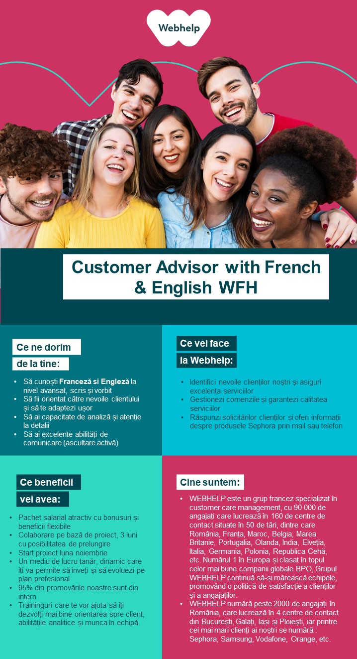 Customer advisor Sephora - French + English WFH