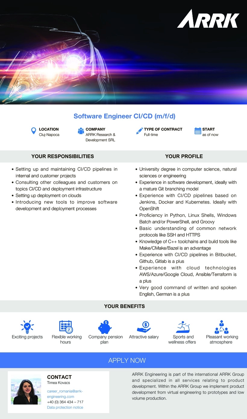 Software Engineer CI/CD (m/f/d)