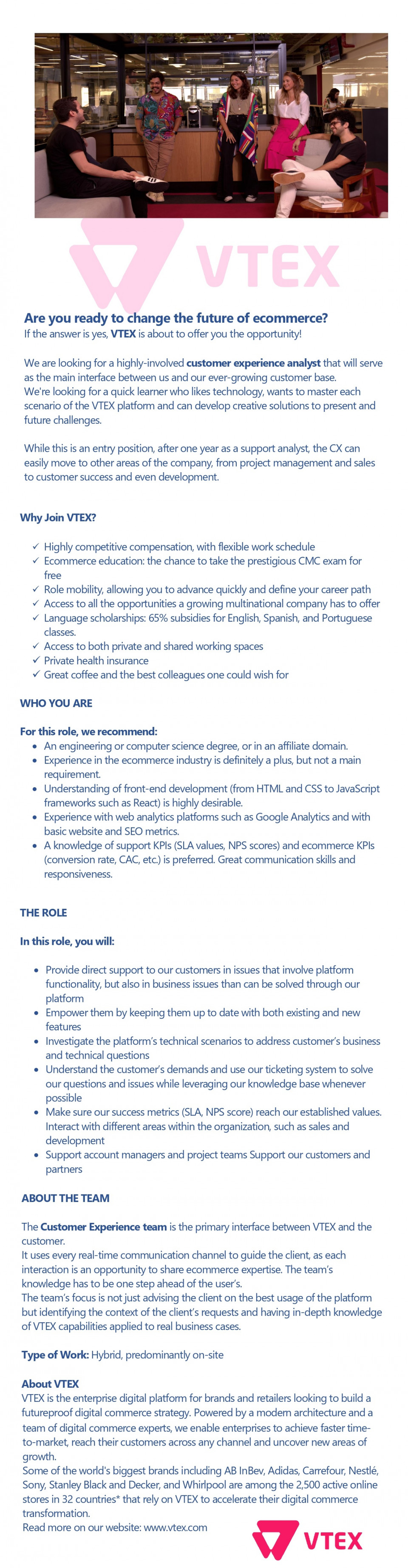 Customer Excellence Analyst