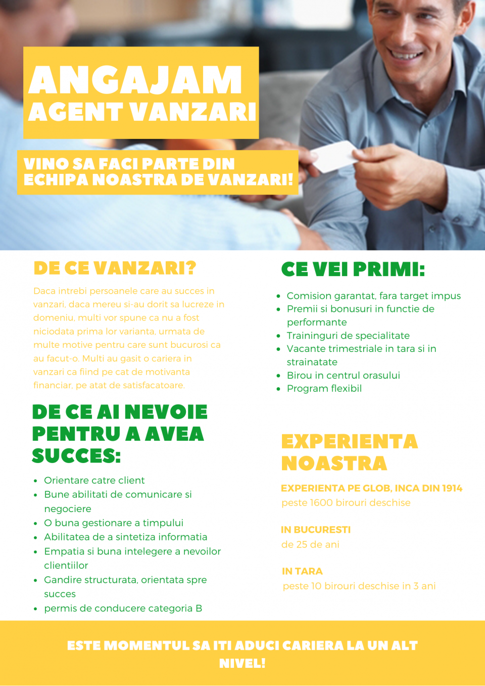 Agent Vanzari Bucuresti - Program Flexibil