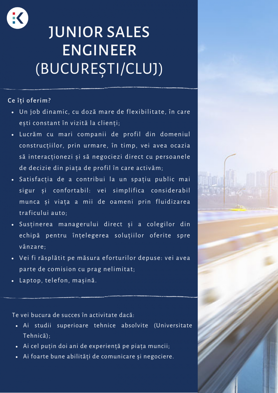 Junior Sales Engineer (Cluj)