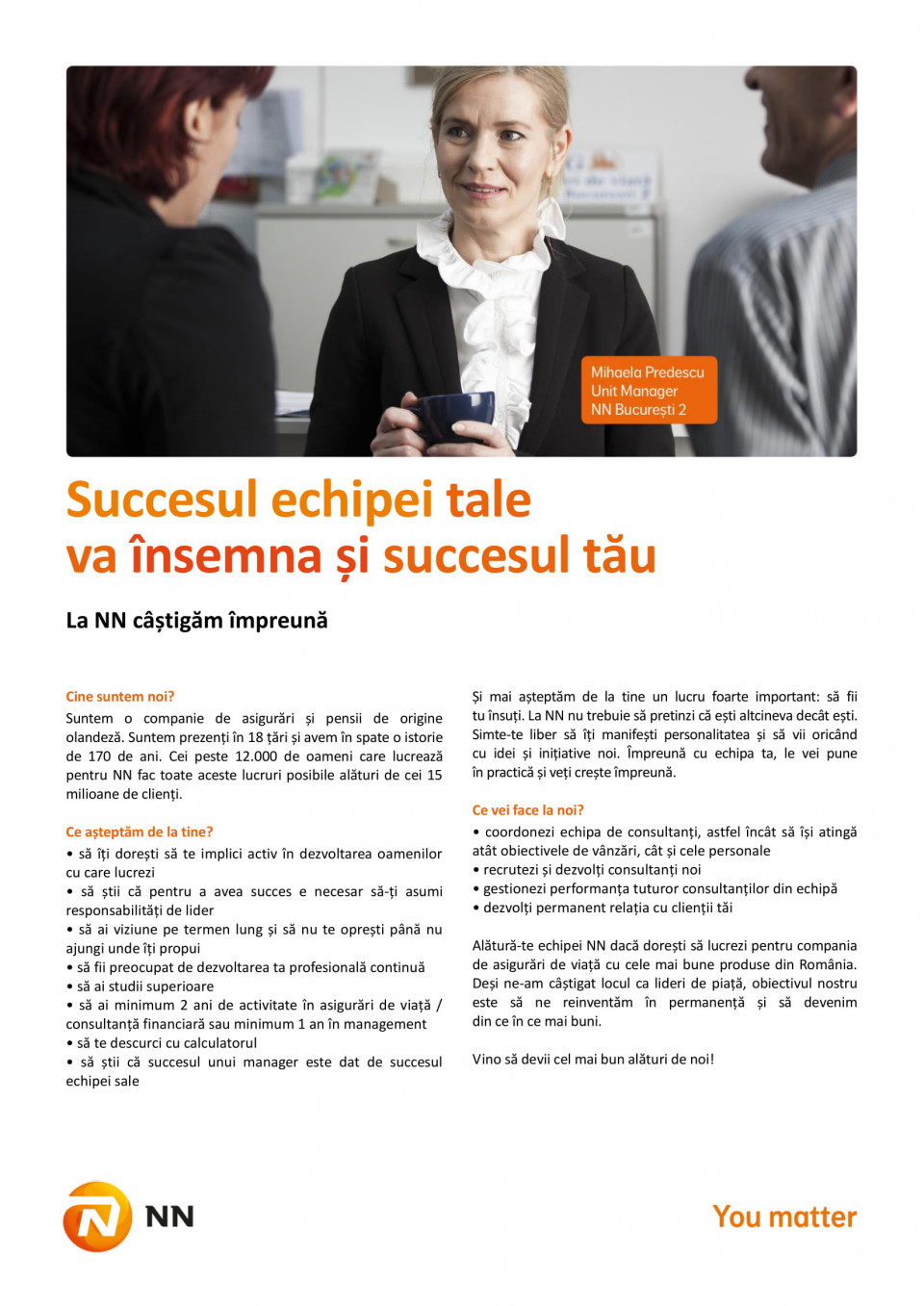 Unit Manager Agentia Baia Mare