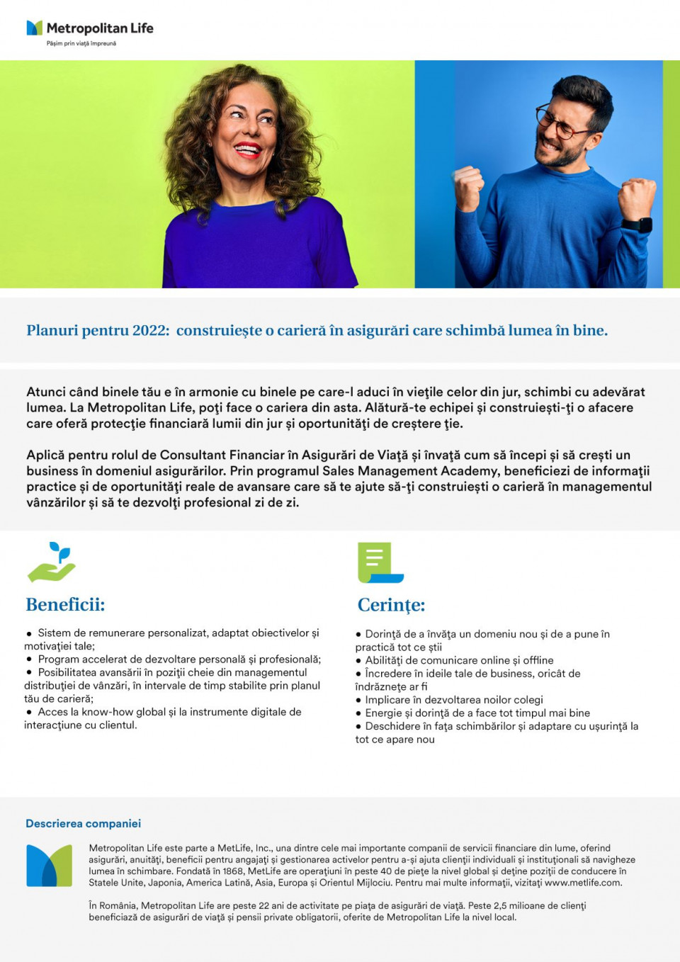 Consultant Financiar in Asigurari de Viata