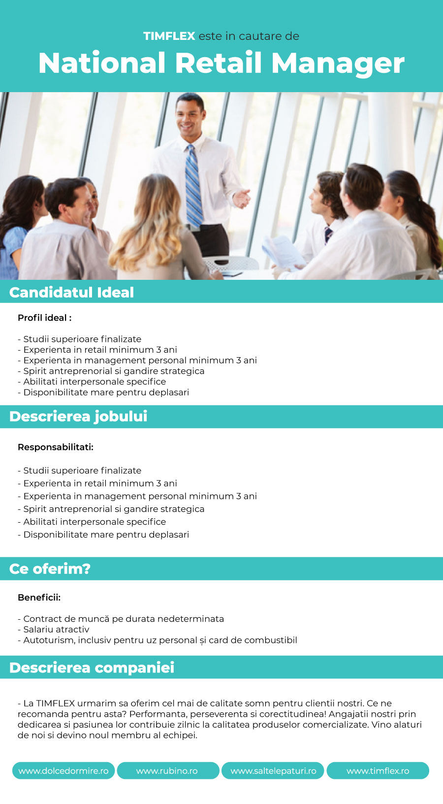 National Retail Manager