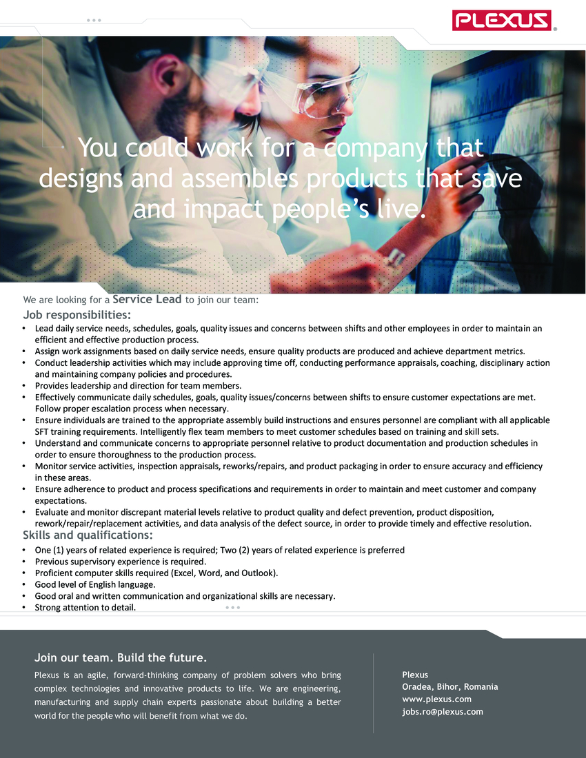 Service Lead