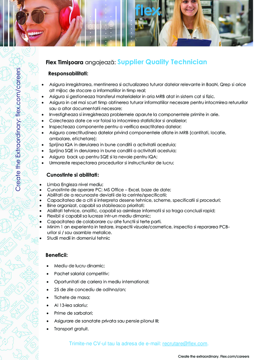 Supplier Quality Technician