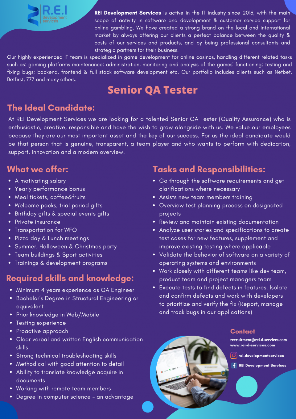Senior QA Tester