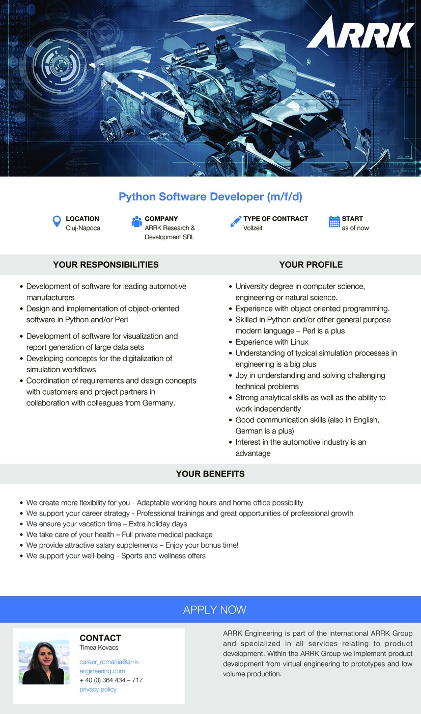 Python Software Developer (m/f/d)