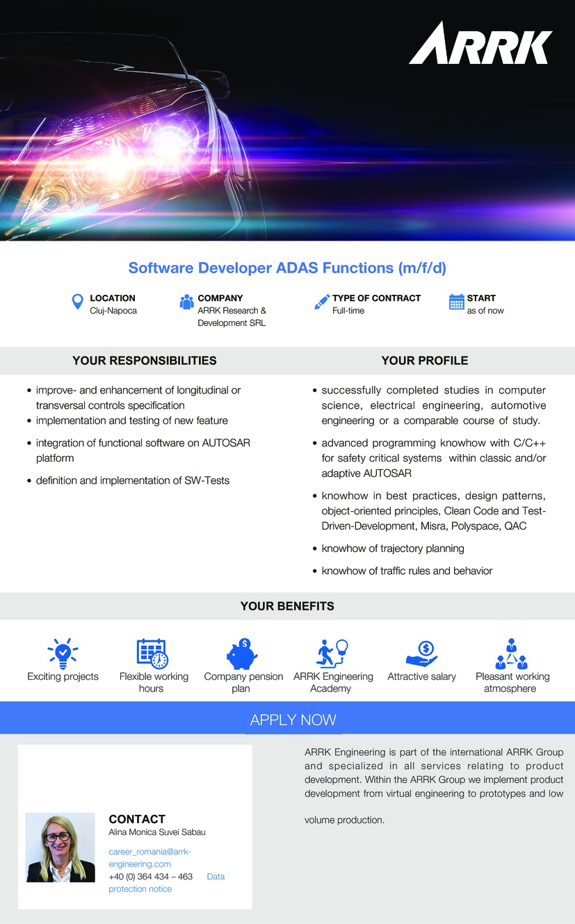 Software Developer ADAS Functions (m/f/d)