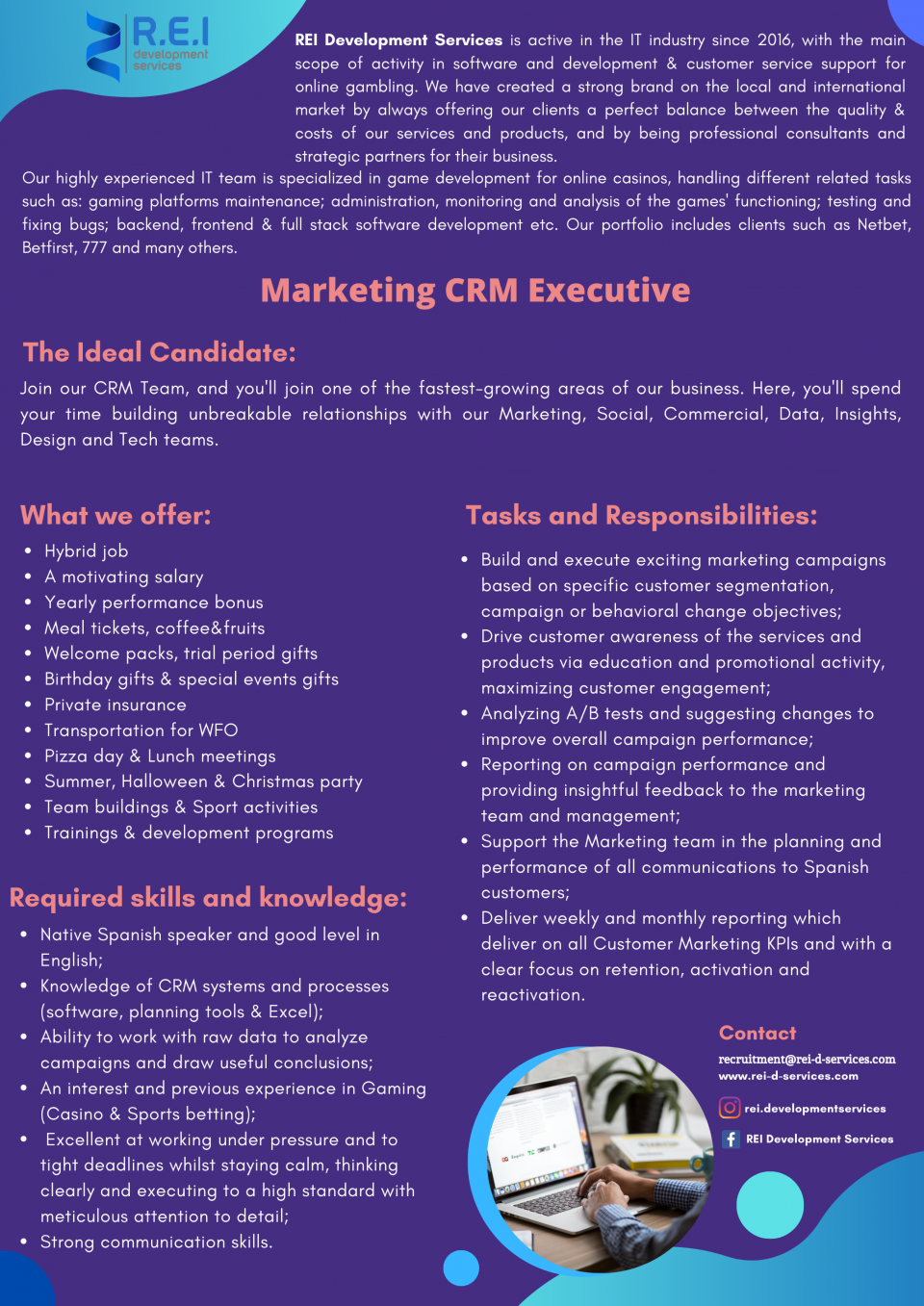 Marketing CRM Specialist - Spanish