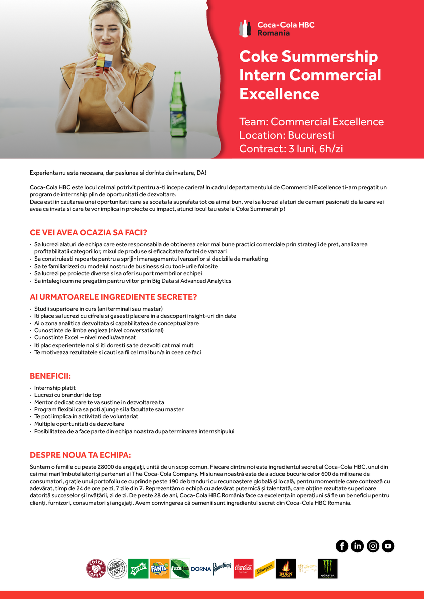 Coke Summership- Intern Commercial Excellence