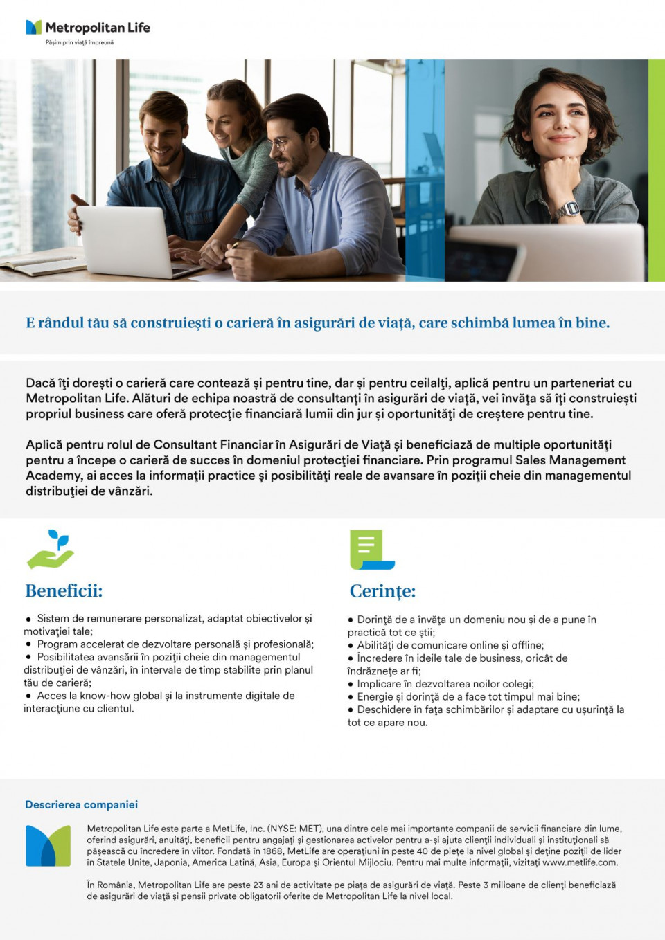 Consultant Financiar in Asigurari de Viata