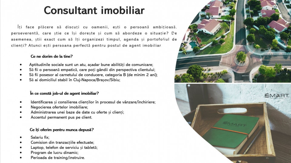 Consultant imobiliar- Smart Imobiliare