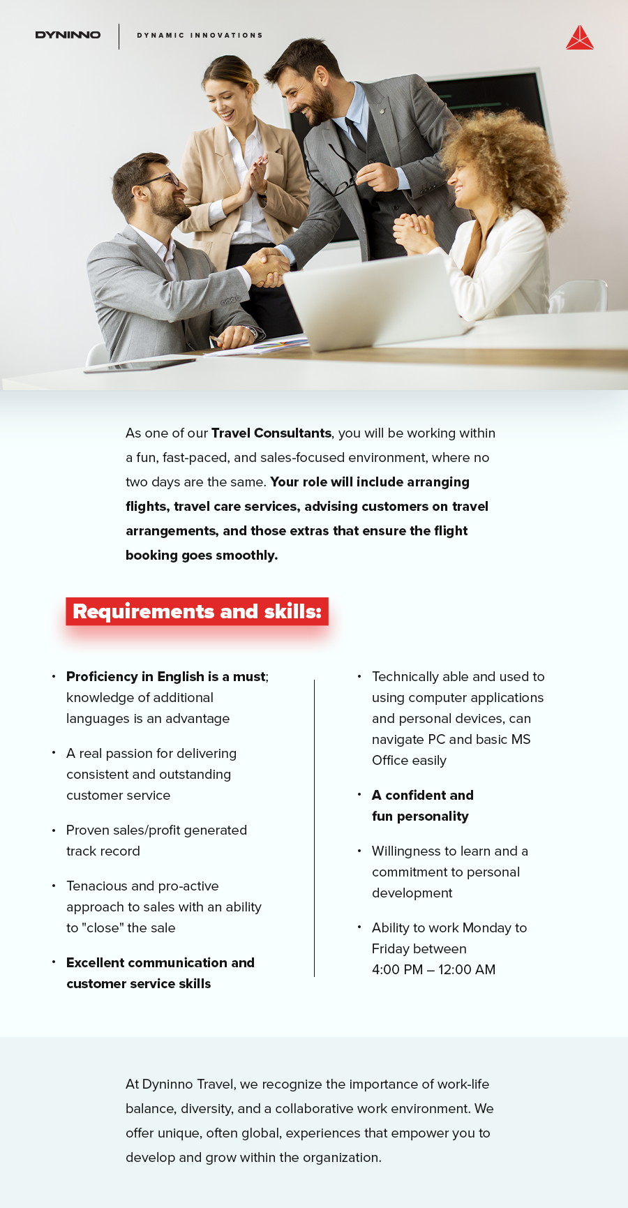 Travel Consultant