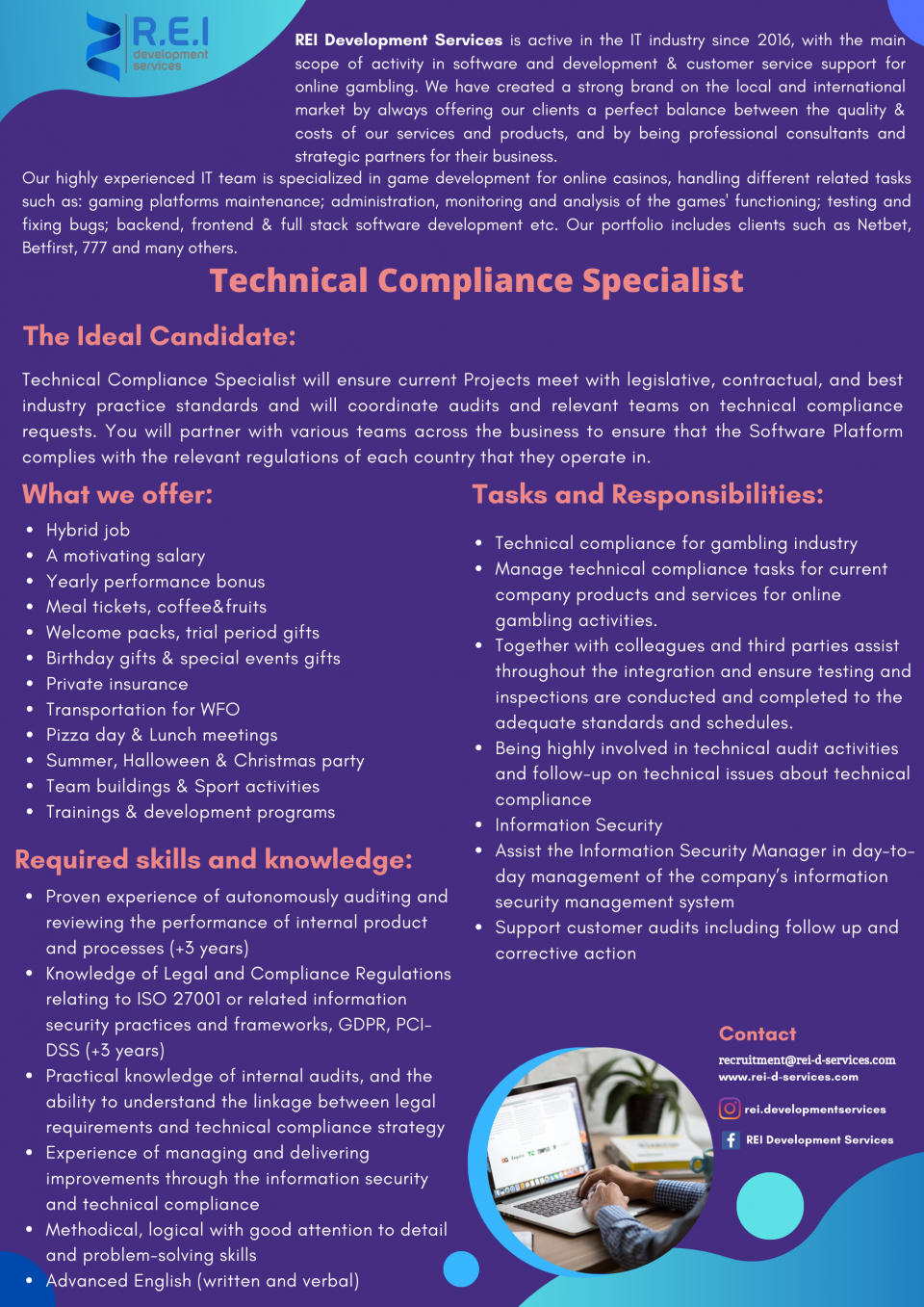 Technical Compliance Specialist