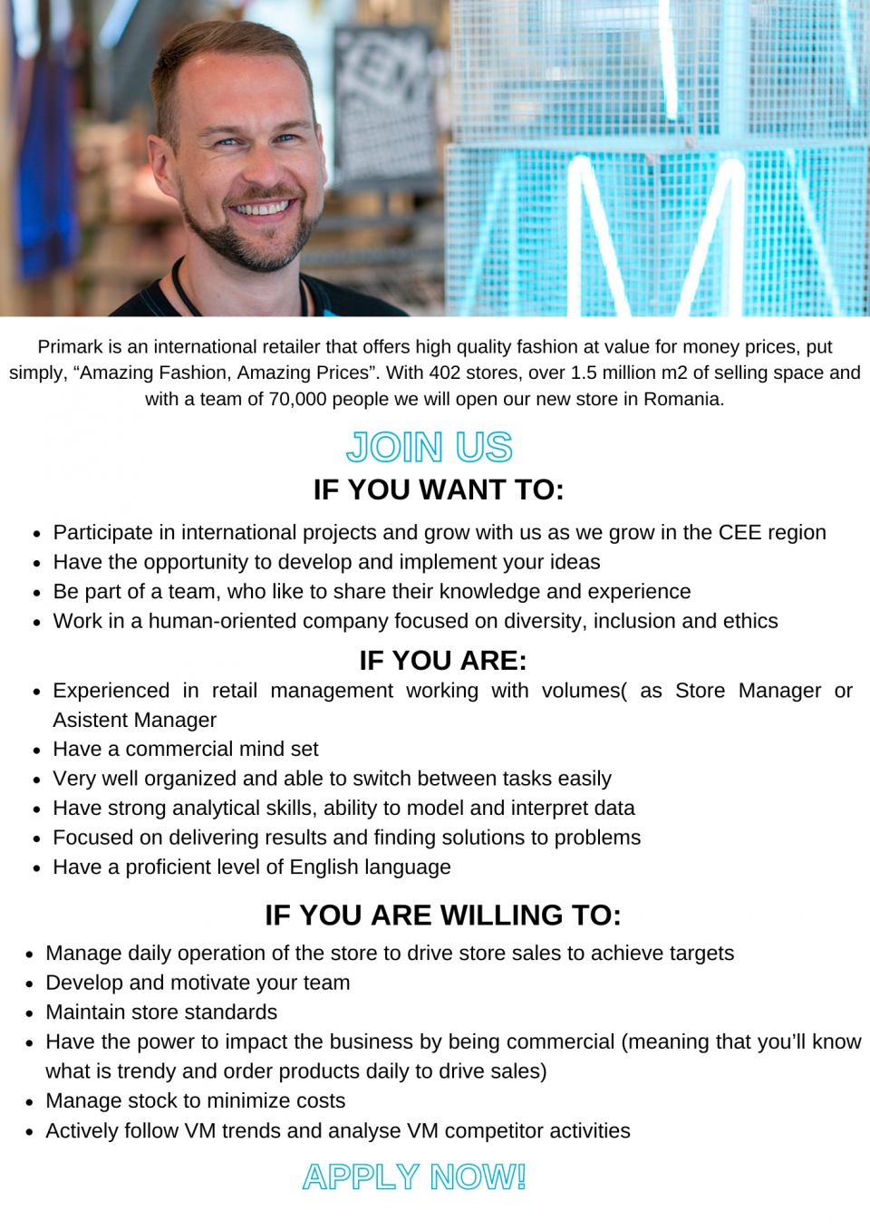 Assistant Store Manager