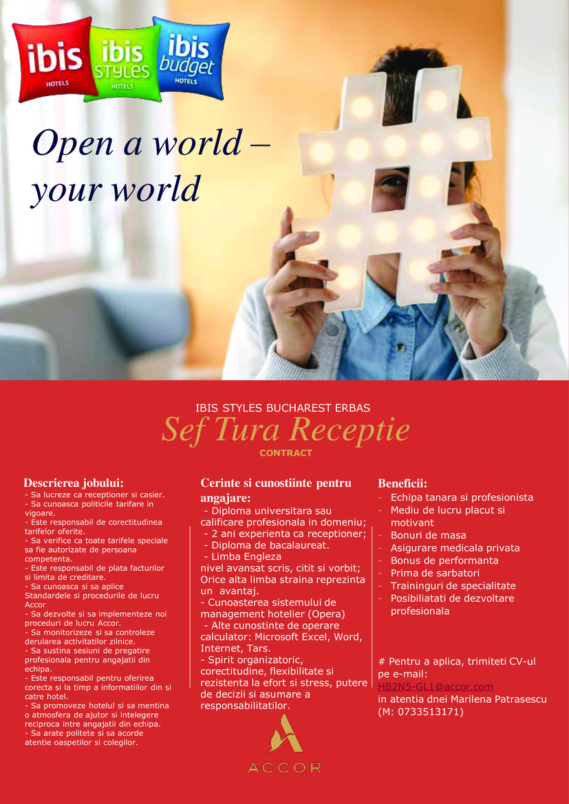 Sef Tura Receptie Hotel