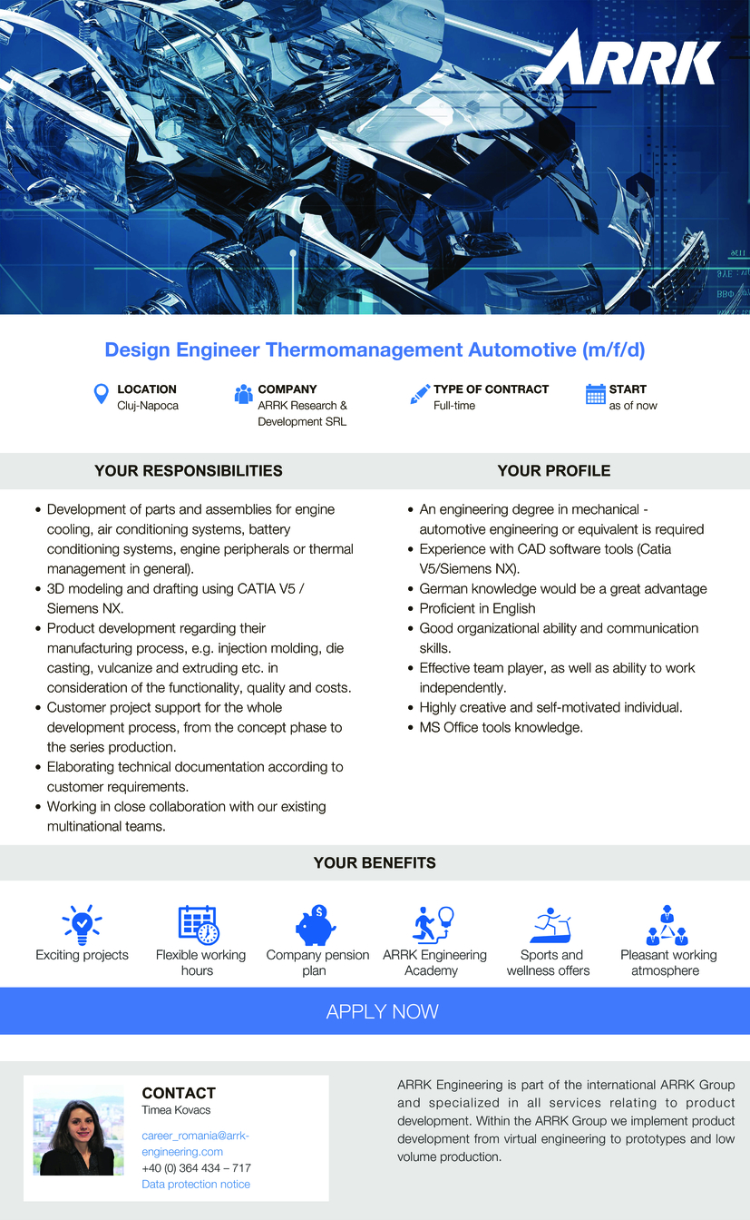 Design Engineer Thermomanagement Automotive (m/f/d)